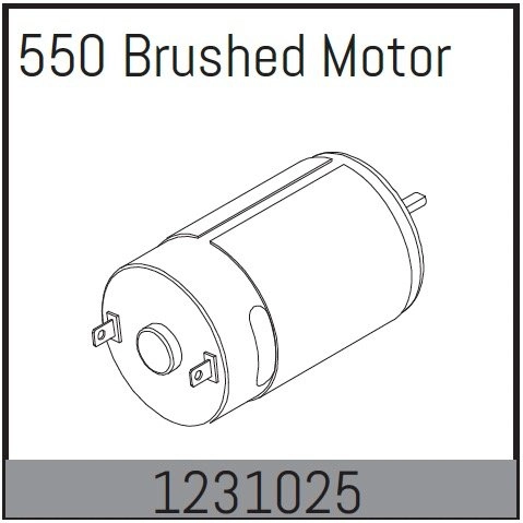 1231025 - 550 Brushed Motor - CR3.4eco