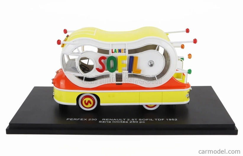 Perfex Renault Truck 2.5t Sofil Tdf 1952 1:43 Žlutá Červená