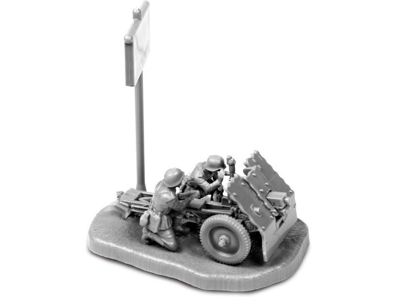 Zvezda figúrky – nemecké pechotné delo 75 mm (1:72)