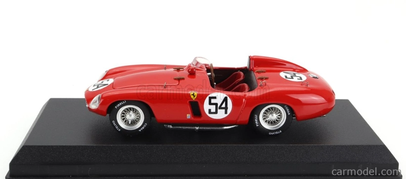 Umelecký model Ferrari 750 Monza Spider N 54 Winner Tunisi Gp 1955 Luigi Piotti 1:43 Red