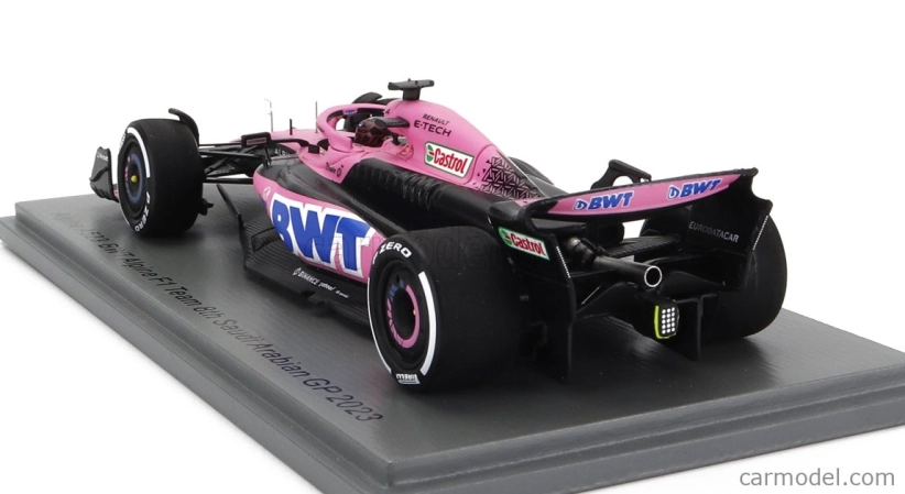 Spark-model Renault F1 A523 Team Bwt Alpine N 31 Sezóna 2023 Esteban Ocon 1:43 Ružová Modrá
