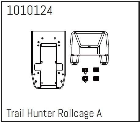 HBP240271 - (1010124) T-Hunter Rollcage Set A - PRO Crawler 1:18