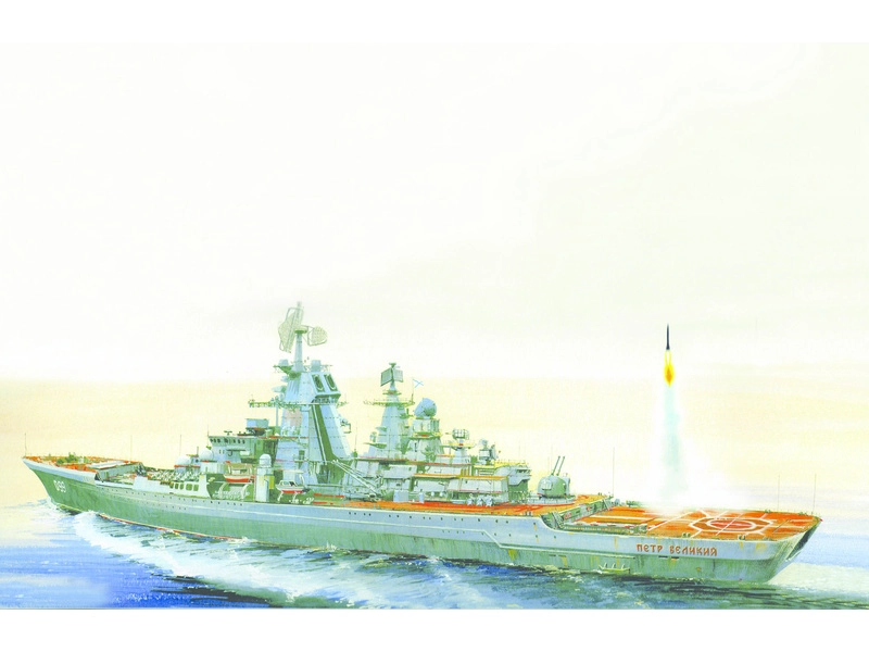Zvezda Peter Veľký ruská bojová loď (1:700)