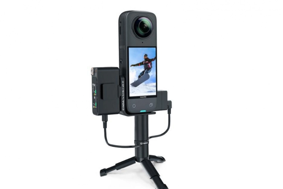 Insta360 X5 - CYNOVA Držiak mikrofónu DJI 2 pre Insta360 X5