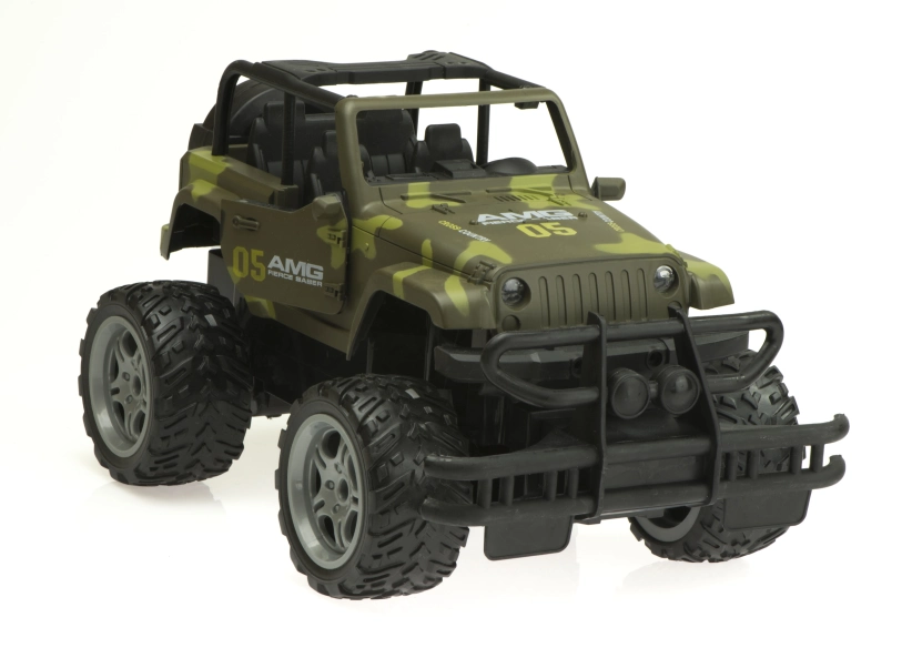 RC auto Off-Road Jeep 1:14, maskáčová