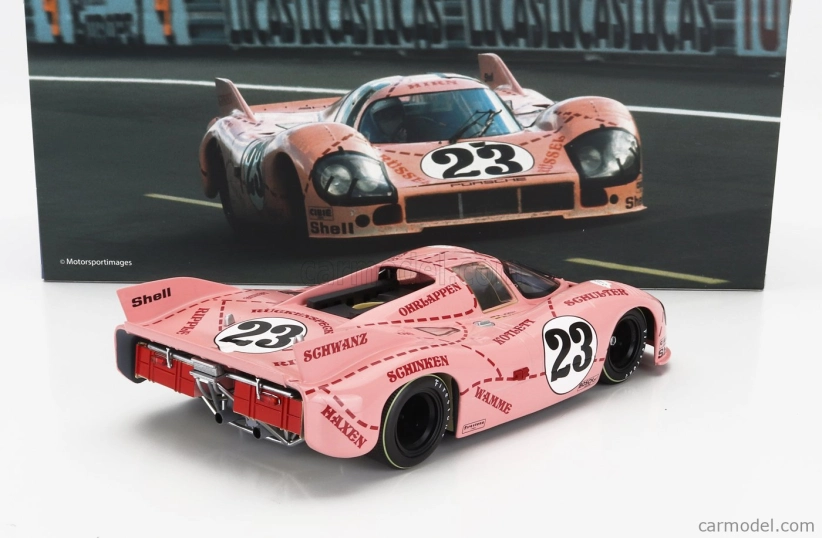 Werk83 Porsche 917/20 4.9l Team Martini International Racing Pink Pig N 23 24h Le Mans 1971 Reinhold Jost - Willi Kauhsen 1:18 Ružová