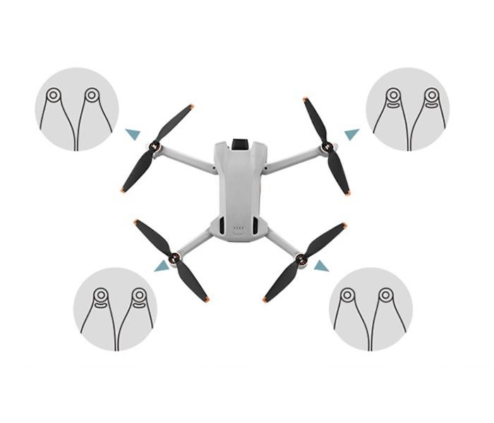 DJI MINI 3 – Vrtule (2 páry) (oranžové)