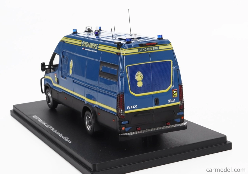 Perfex Iveco fiat Daily Van Long Gendarmerie Pc Police 2024 1:43 Modrá Žlutá