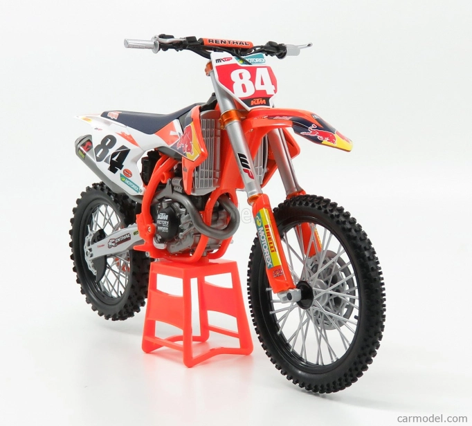 Maisto KTM 450 Sx Red Bull N 84 Jeffrey Herlings Supercross World Champion 2018 1:6 oranžovo-biela