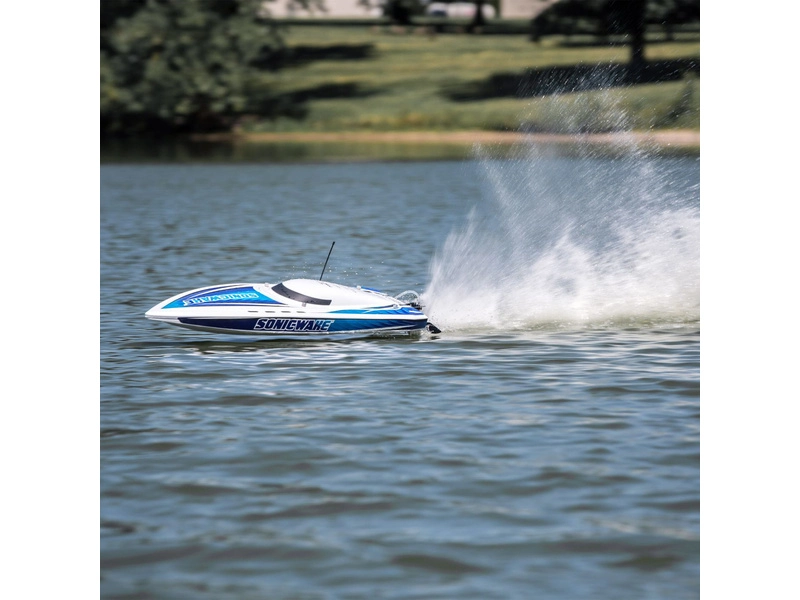 RC rychlostní člun Proboat Sonicwake 36" RTR, bílá