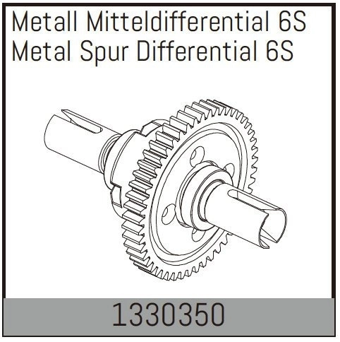 Metal Spur Differential 6S