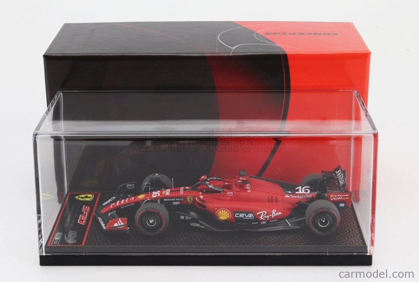 Bbr-models Ferrari F1 Sf-23 Team Scuderia Ferrari N 16 3rd Belgium Gp 2023 Charles Leclerc 1:43 Červená čierna