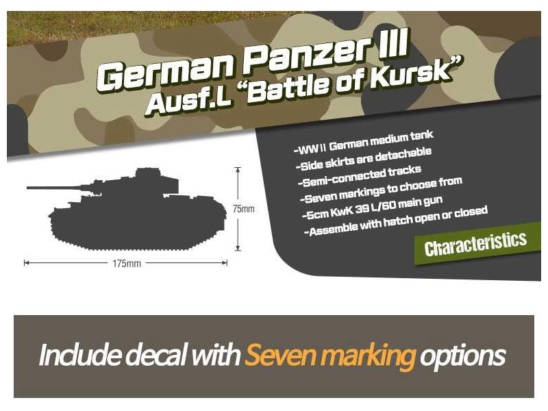 Academy Panzer III Ausf.L „Battle of Kursk“ (1:35)