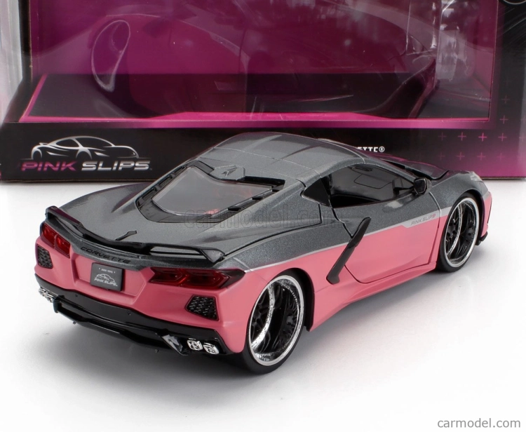 Jada Chevrolet Corvette Stingray Coupe 2020 1:24 Šedorůžová