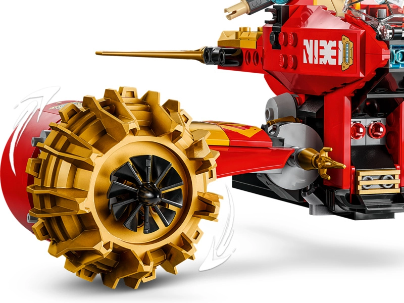 LEGO Ninjago – Kaiov búrkový jazdec a robot