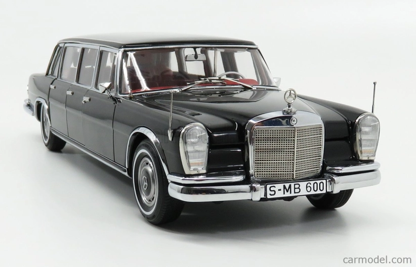 Cmc Mercedes Benz S-class 600 Pullman W100 1963 1:18 čierna