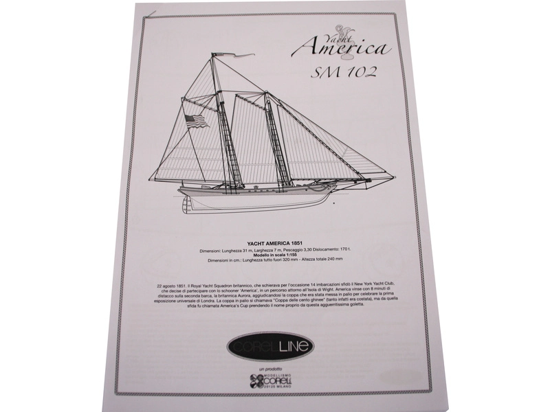 COREL America Yacht 1:155 kit