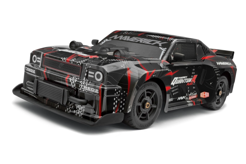 RC auto QuantumR Muscle Car FLUX 1/8 4WD, černo/červená