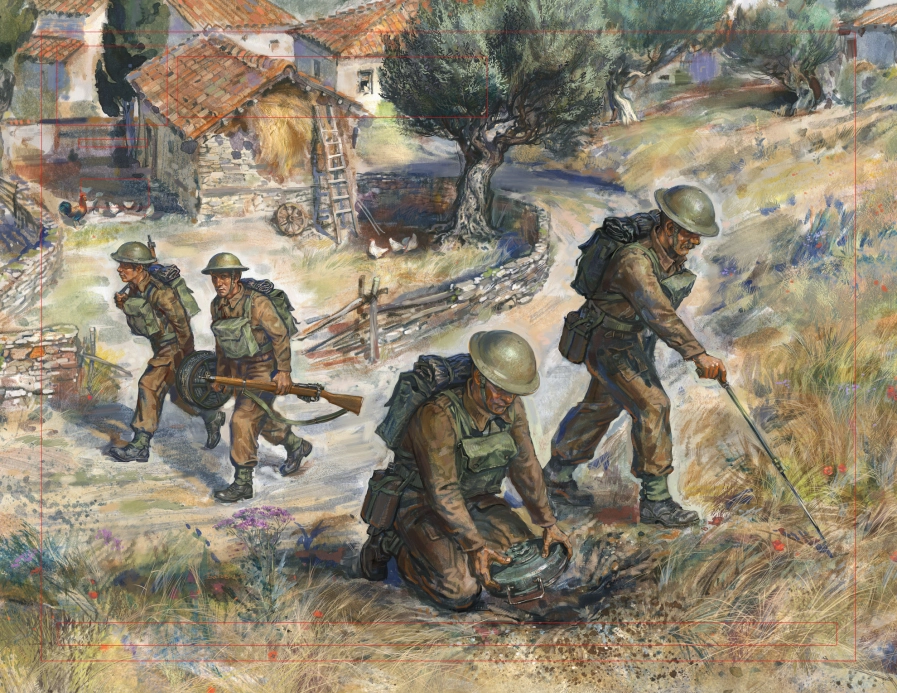Zvezda figurky British Engineers (1:72)