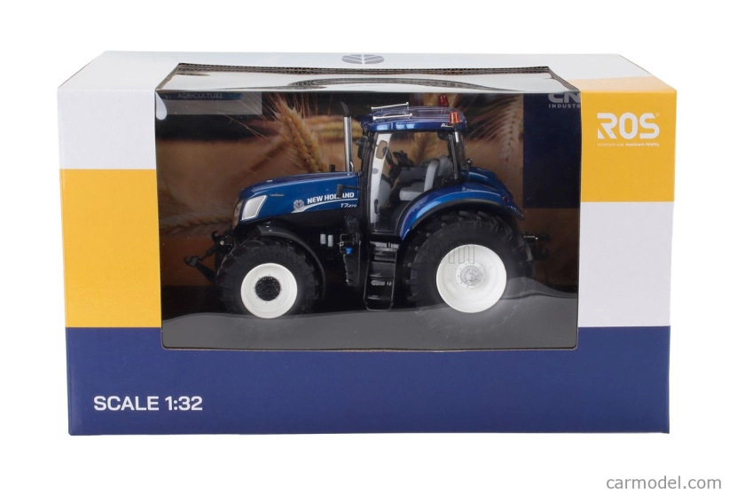 Ros-model New holland T7.270 Blue Power Tractor 2020 1:32 Blue Met