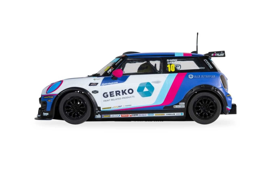 Autíčko Touring SCALEXTRIC C4410 - Mini Cooper F56 - Bradley Gravett 2024 (1:32)