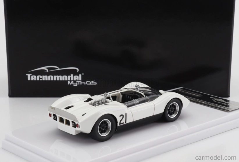 Tecnomodel Mclaren Elva Mark 1 N 21 Guards Trophy Brand Hatch 1965 G.hill 1:43 Bílá
