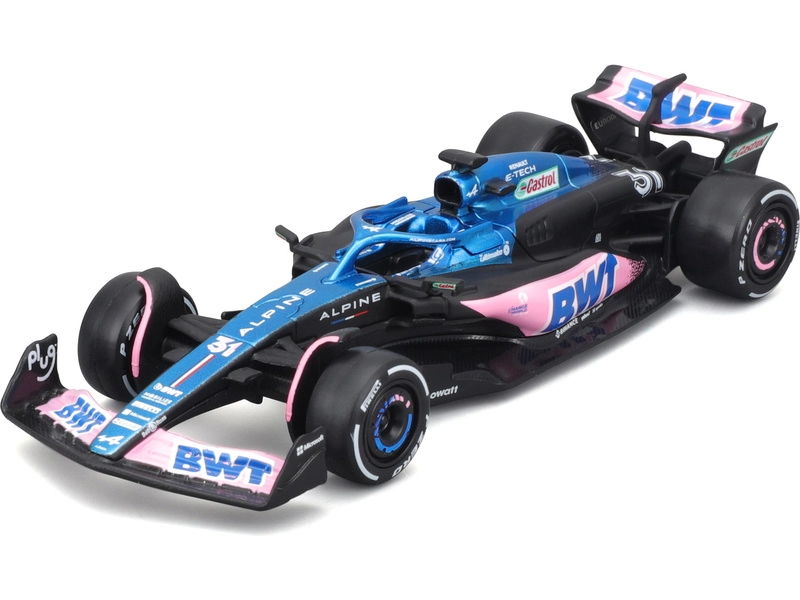 Bburago Renault F1 A523 Team Bwt Alpine F1 N 10 Season 2023 Pierre Gasly 1:43 Modrá Černá Růžová