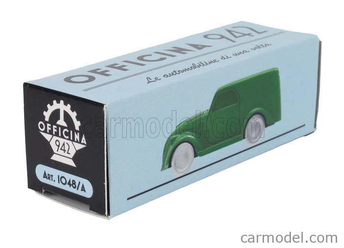 Officina-942 Fiat 500 B Furgoncino Van 1948 1:76 Zelená