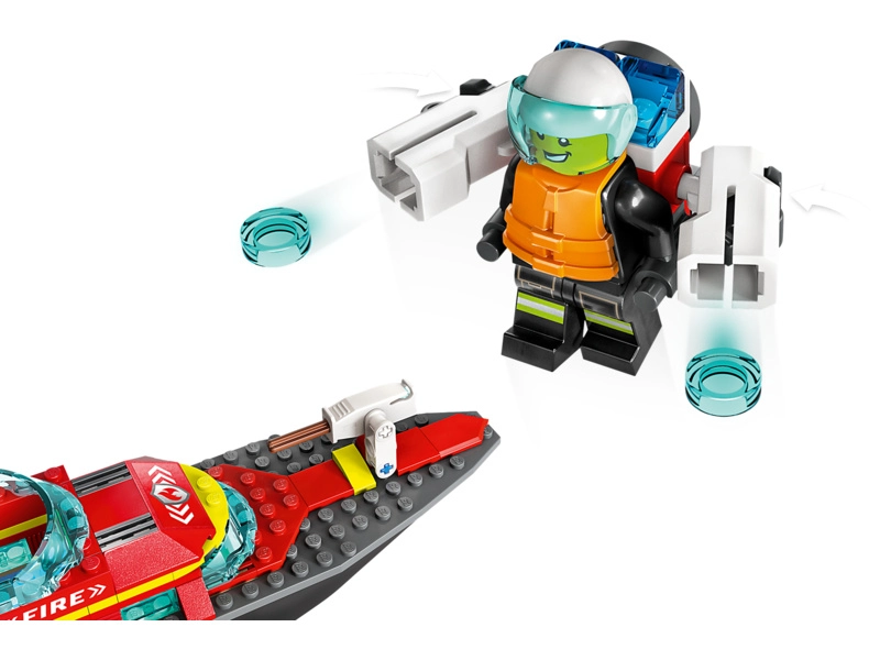 LEGO City - Hasičský záchranný čln a loď