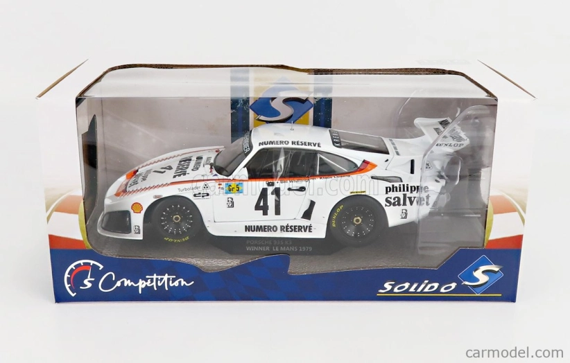 Solido Porsche 935 K3 Team Porsche Kremer Racing N 41 Winner 24h Le Mans 1979 K.ludwig - B.whittington - D.whittington 1:18 Biela