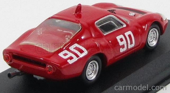 Najlepší model Abarth Ot1300 Mugello N 90 Mugello 1967 Nesti - Hezemans - Furtmayr 1:43 Červená