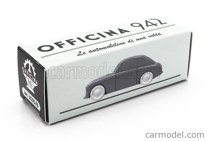 Officina-942 Fiat 500 C Panoramica Zagato 1949 1:76 Grey