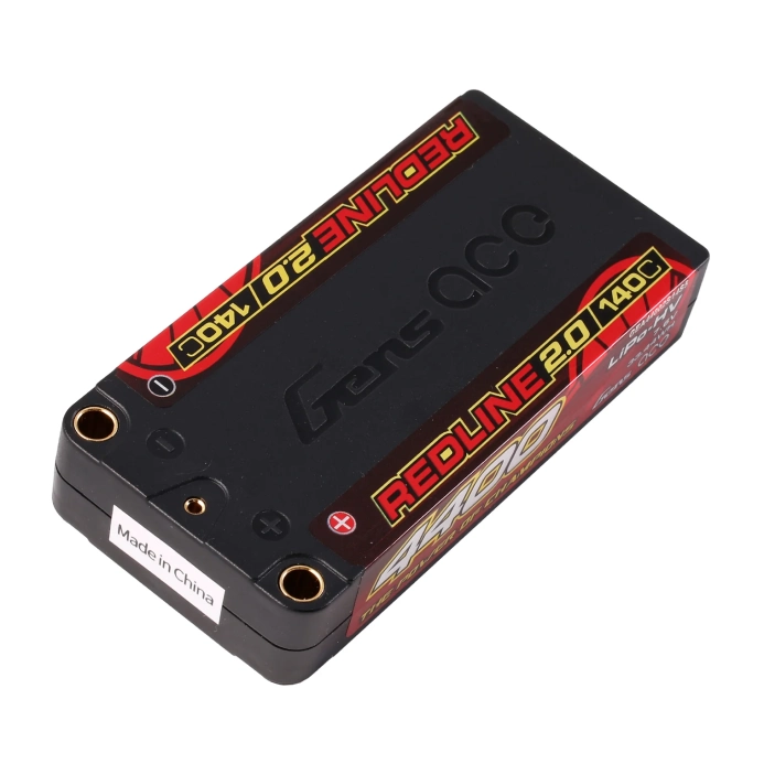 Gens ace HV LiPo Redline 2.0 Series 4400mAh 7.6V 140C 2S1P Hardcase 111# | RCprofi.cz