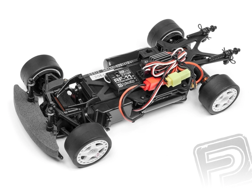 Micro RS4 Ford Fiesta RTR s 2,4GHz RC súpravou, auto. Ken Block RX43