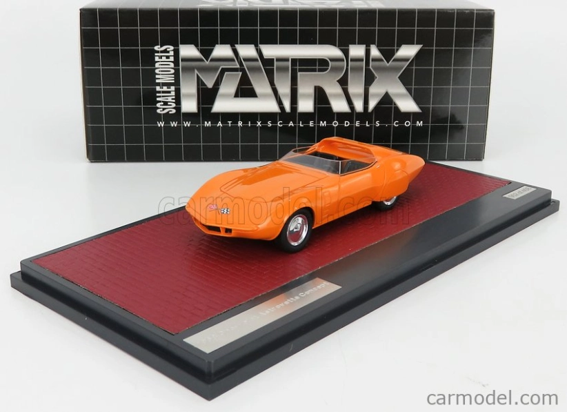 Modely v mierke Matrix Chevrolet Astrovette Concept Spider 1958 1:43 Oranžová