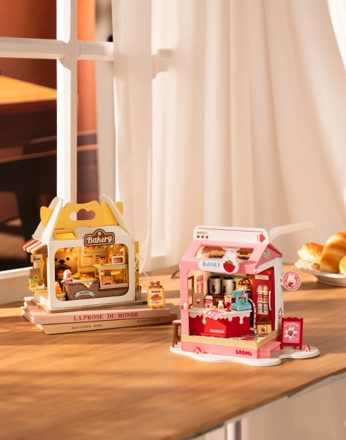 RoboTime miniatura domečku Mléčný bar Strawberry