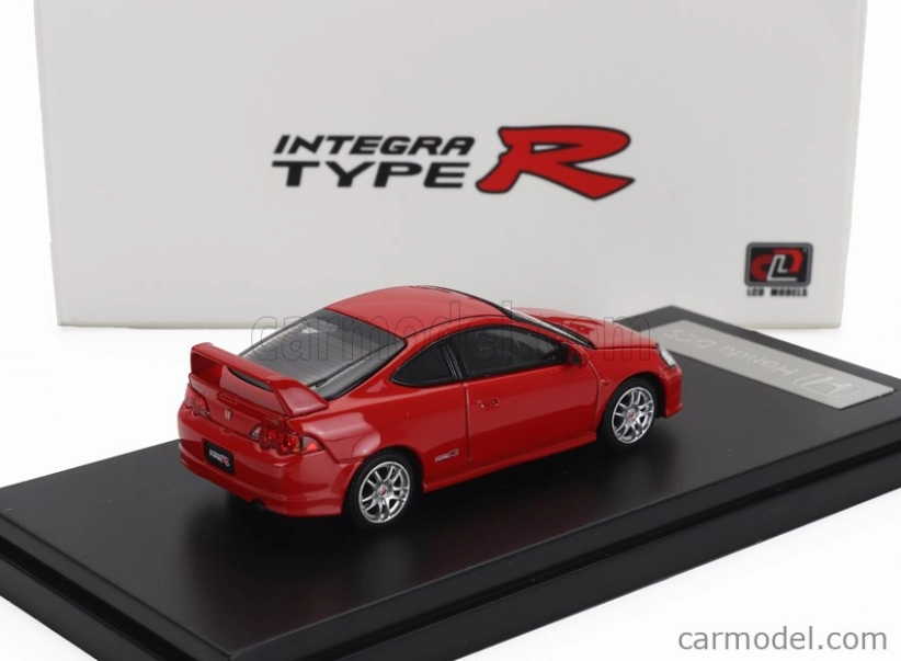 LCD model Honda Integra (dc5) Type R 2006 1:64 Červená