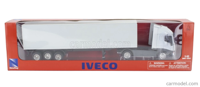 Newray Iveco fiat Stralis 540 Truck Cassonato 2009 1:43 Bílá