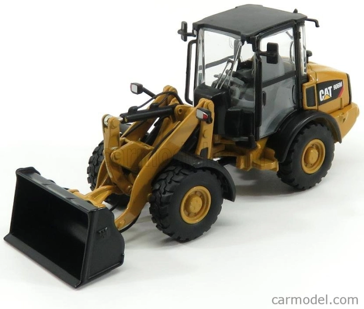 Dm-models Caterpillar Cat906m Ruspa Gommata - Scraper Tractor Wheel Loader 1:50 Žlutá Černá