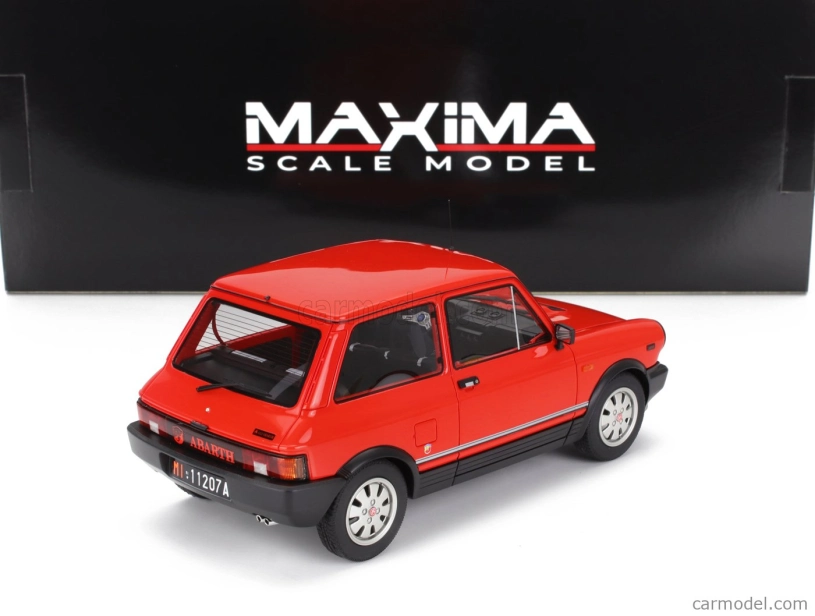 Maxima Autobianchi A112 Abarth Vii-series 1984 1:18 Rosso Corsa Červená