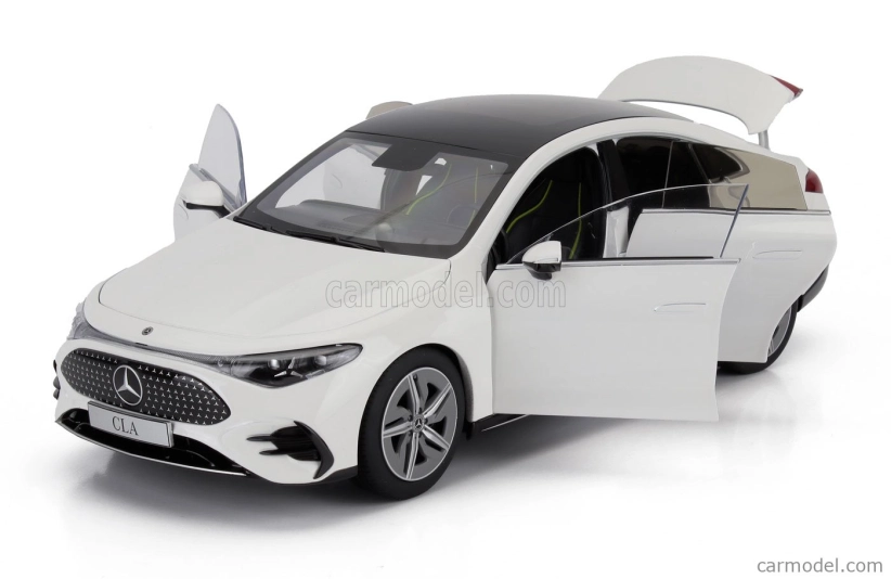 Nzg Mercedes benz Cla-class (c174) Bev 2025 1:18 Polární Bílá