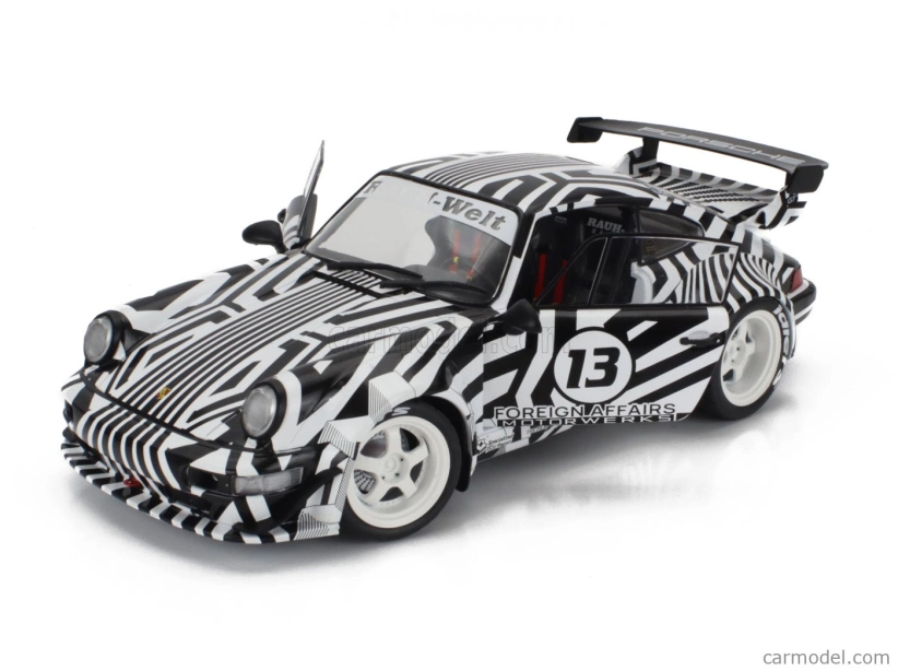 Solido Porsche 911 964 Rwb N 13 Body Kit The Zebra 1994 1:18 Bílá Černá