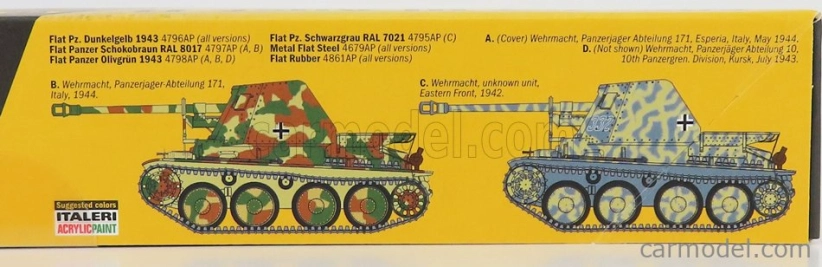 Italeri Tank Marder Iii Ausf. H Military 1945 1:35