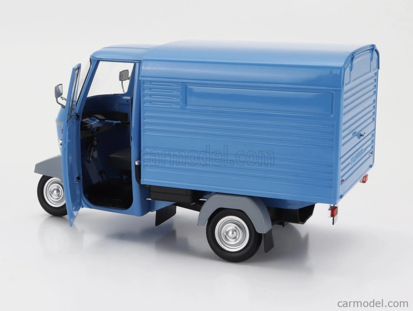 Mitica-diecast Piaggio Ape P501 Van Closed 1979 - Con Vetrina - S vitrínou 1:18 Blu 7210