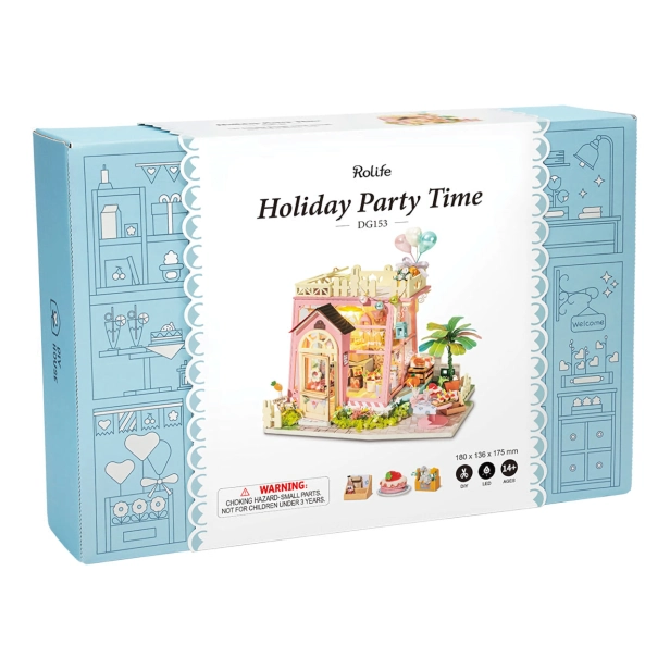 RoboTime miniatúrny domček Prázdninová párty