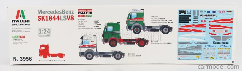 Italeri Mercedes benz Sk1844 V8 Tractor Truck 2-assi 1994 1:24