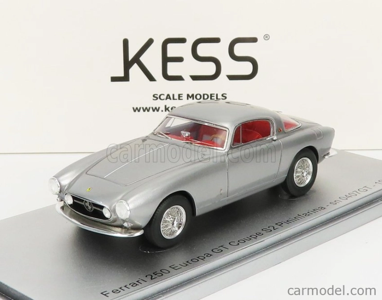 Kess-model Ferrari 250 Europa Gt Coupe S2 Pininfarina Sn0407gt 1955 1:43 Strieborná