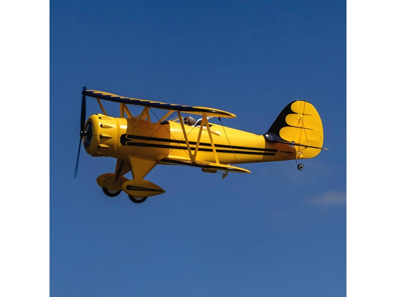 RC letadlo E-flite Waco 0.55m SAFE Select BNF Basic, žlutá