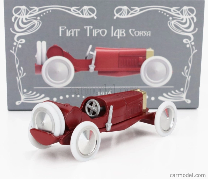 Officina-942 Fiat Tipo 14b Spider Corsa 1916 1:43 Červená