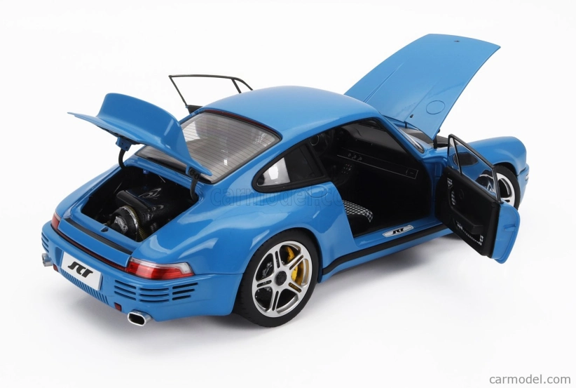 Takmer skutočné Porsche 911 964 Ruf Scr Coupe 2018 1:18 Blue